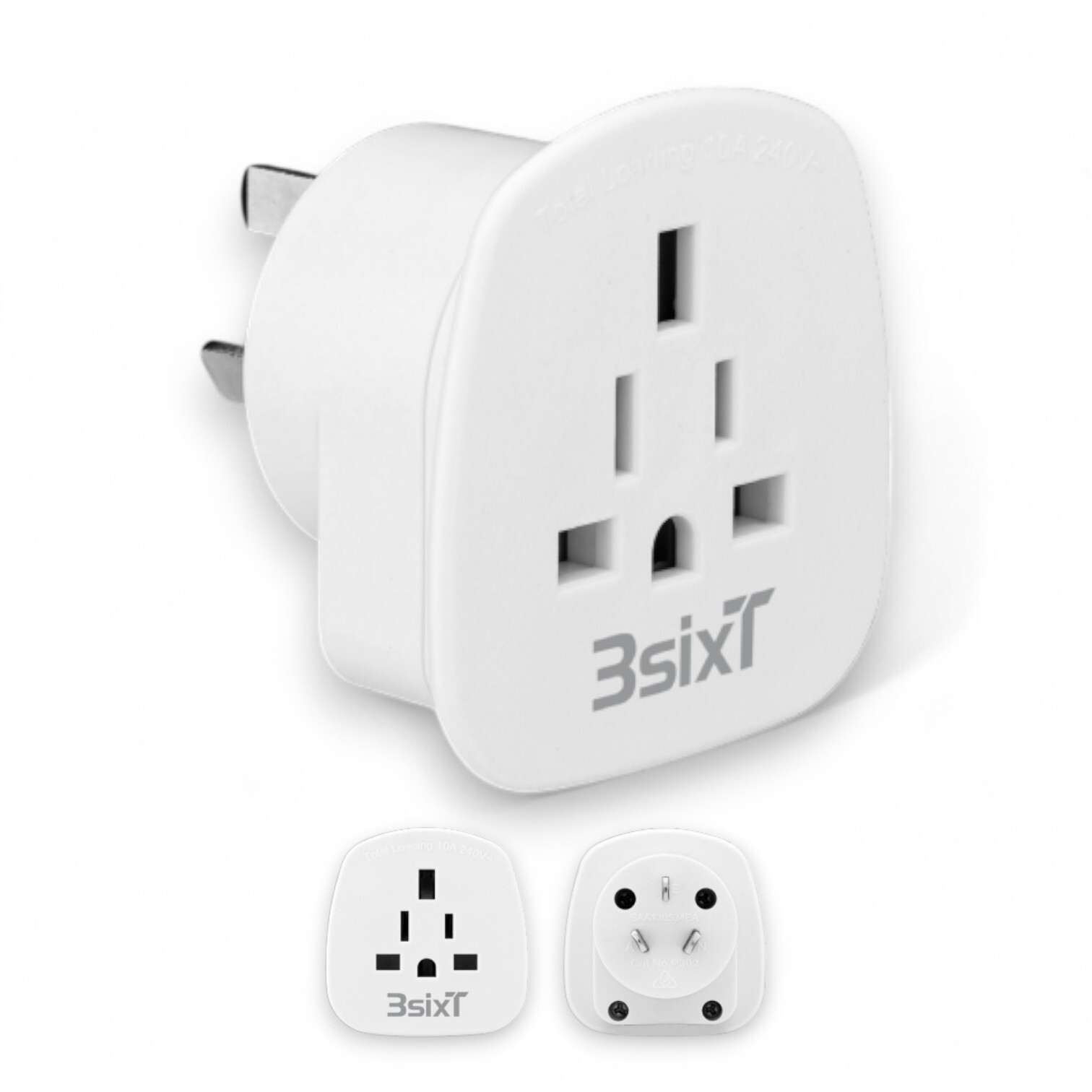 3SIXT Travel Adaptor World to Australia/New Zealand