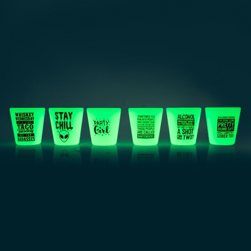 Glow In The Dark Shot Glass