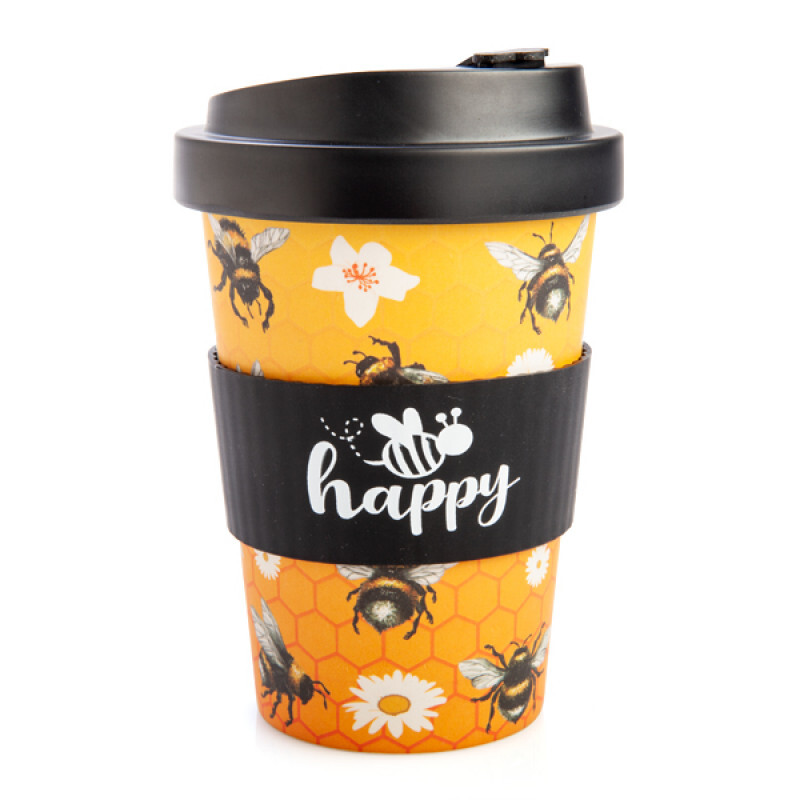 Eco-To-Go Bee Happy Bamboo Travel Mug