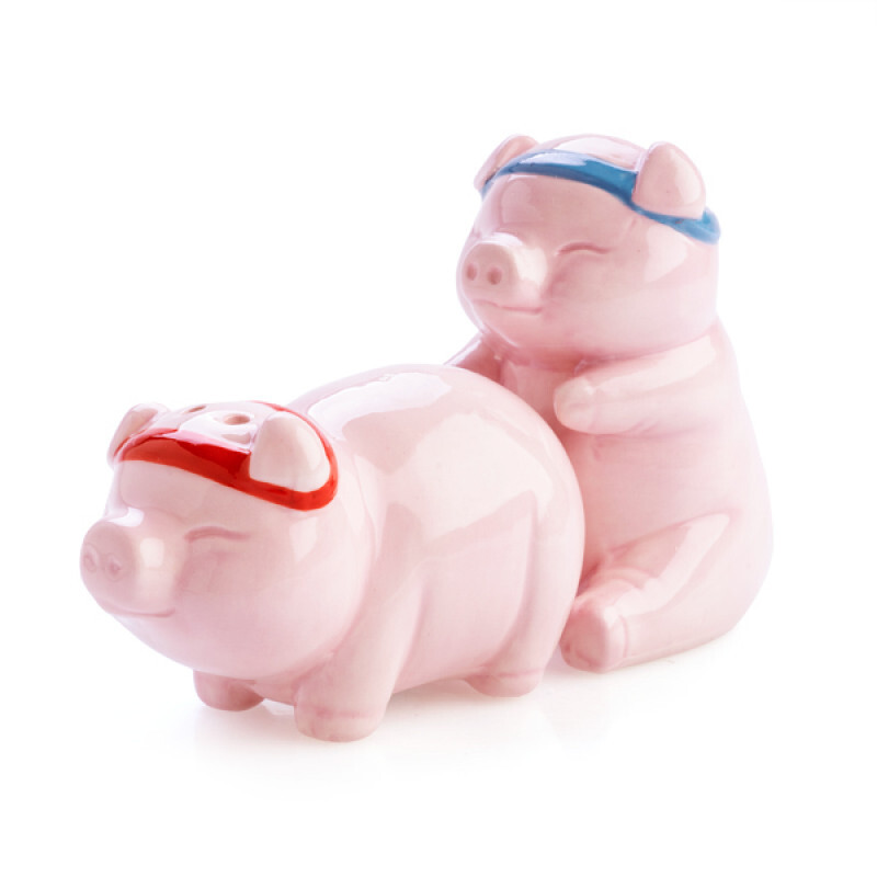 Flavour Mates Rude Pigs Salt &amp; Pepper Set