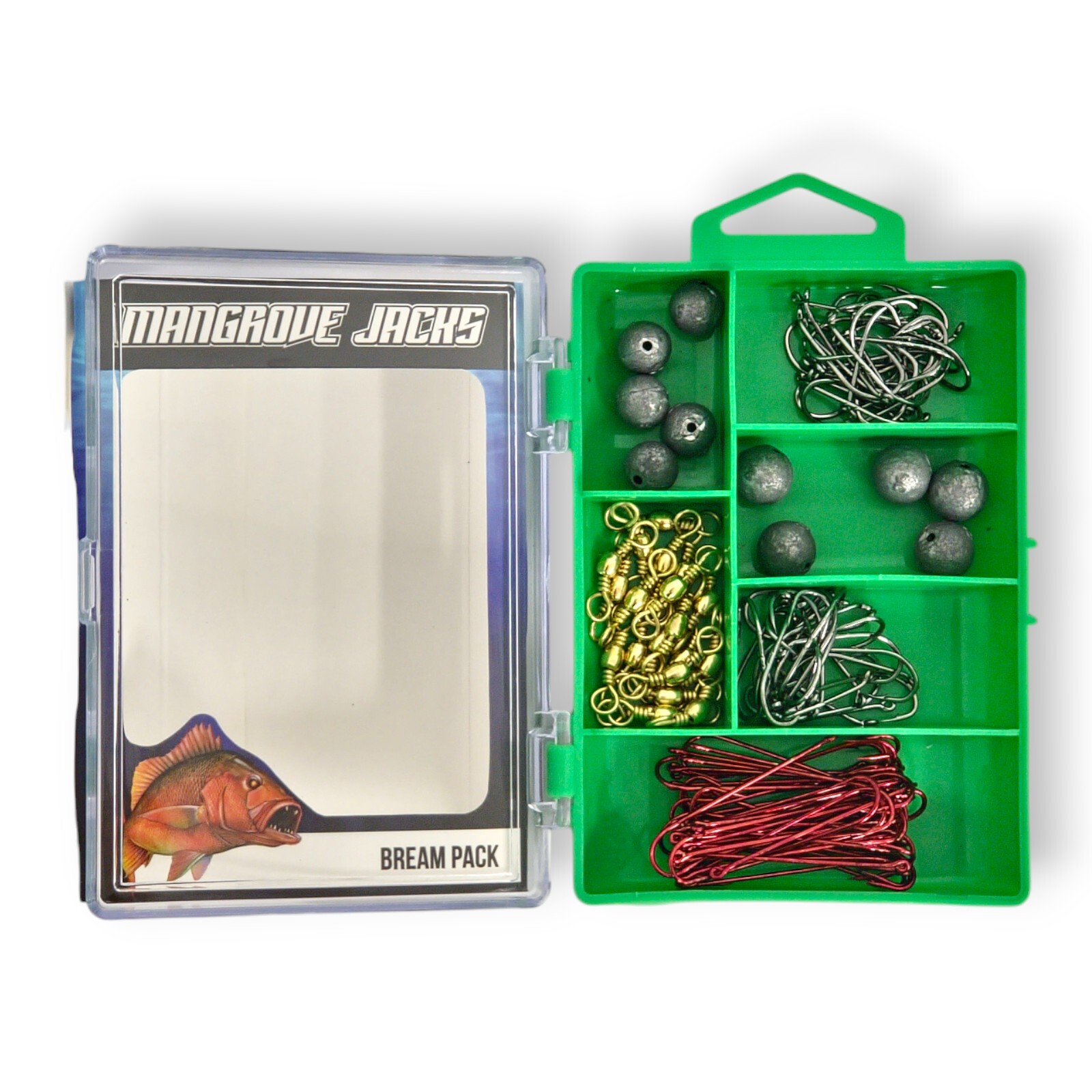 Bream Fishing Pack – Hooks, Swivels, Sinkers in Compact Tackle Box | Mangrove Jacks