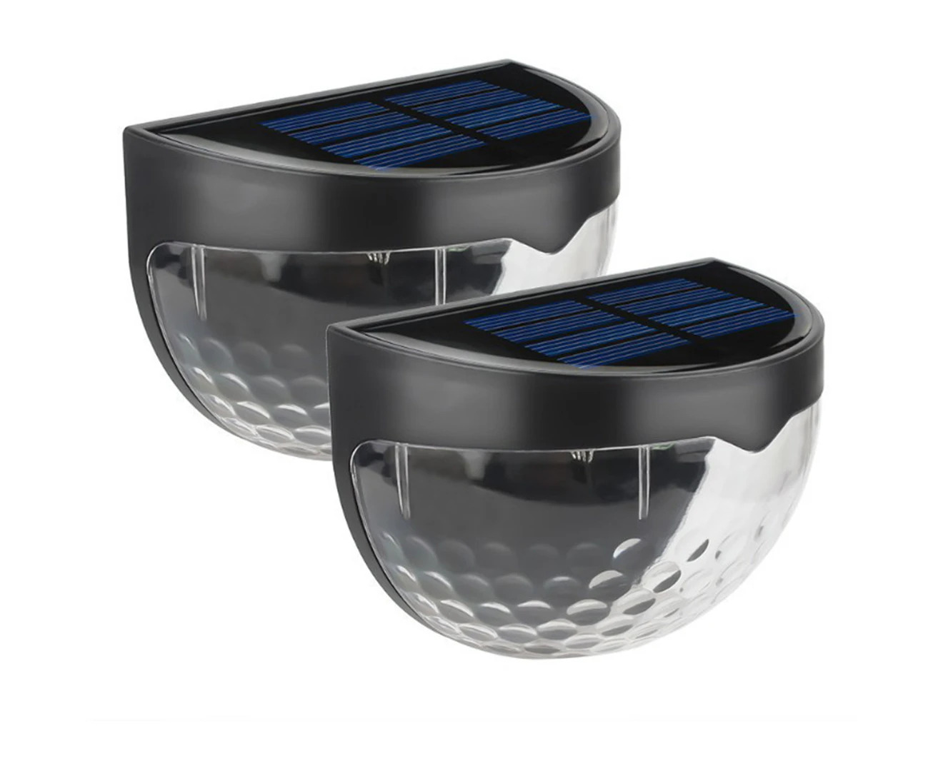 Solar Fence Lights Outdoor (2 Pack)