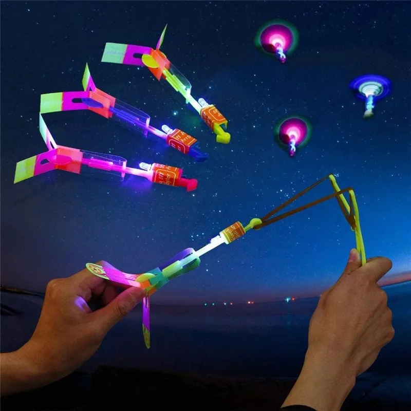 Glowing Slingshot Rubber Catapult Arrows