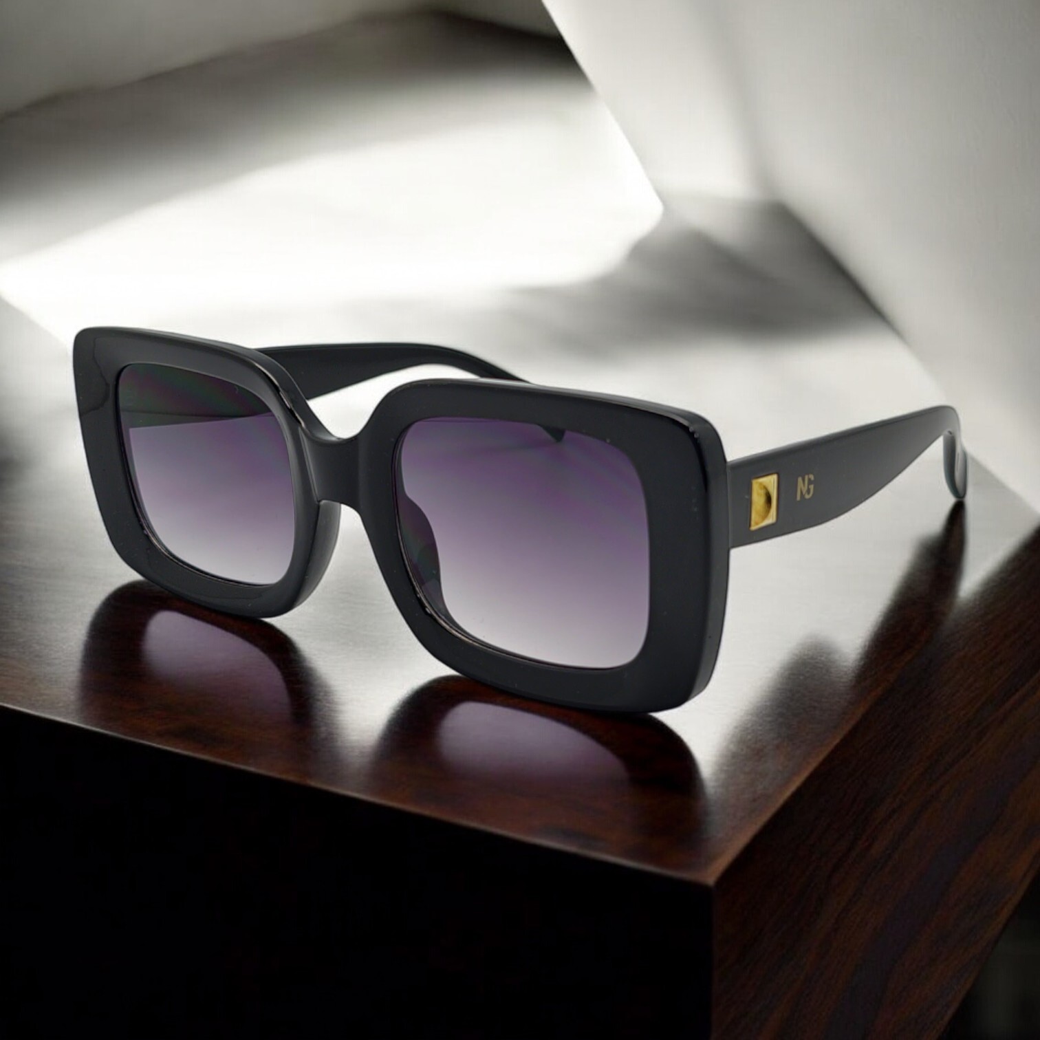  Clooney Black Shades | NG | Classic Sunglasses | 8239_A