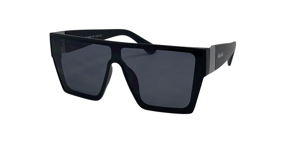 Rocko&#39;s Live and Let Live | C11 | UV Protection |  Sunglasses | Black Lenses