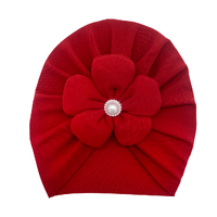 Baby Turbans Flower Red
