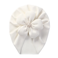 Baby Turbans Flower White