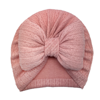 Baby Turbans Big Bow Pink