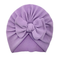Baby Turbans Knot Bow Purple