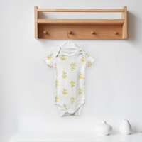 Baby Romper Yellow Flowers 6 months